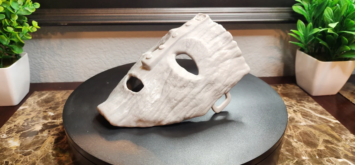 The Mask of Loki (Unpainted) – Norse God of Mischief 3D Printed Decor, Costume & Cosplay - Image 4
