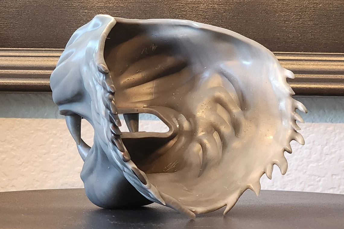 Tiger Animal Face Mask (Unpainted) – 3D Printed Decor, Costume & Cosplay - Image 7