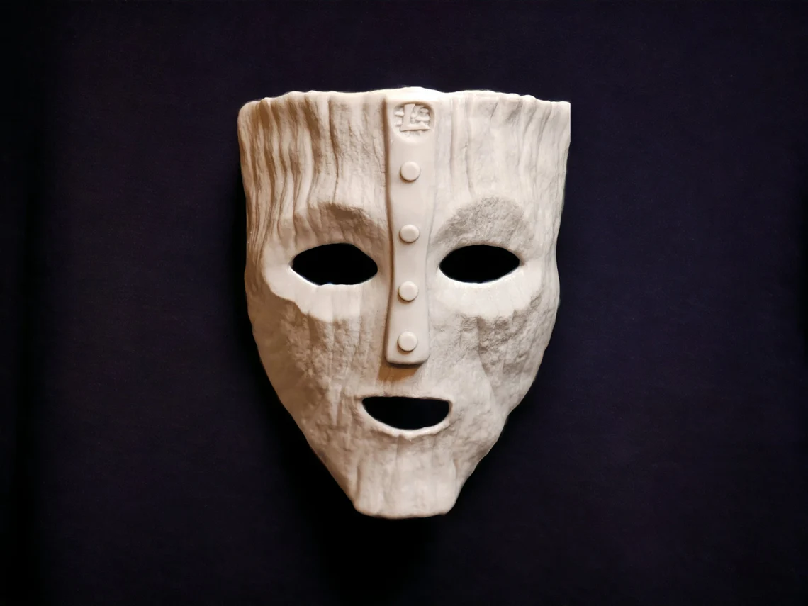 The Mask of Loki (Unpainted) – Norse God of Mischief 3D Printed Decor, Costume & Cosplay - Image 8