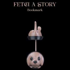 🐾 Fetch a Story – Puppy Bookmark – Once Upon a Page Collection