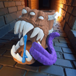 Mimic Dice Tower and Can Holder