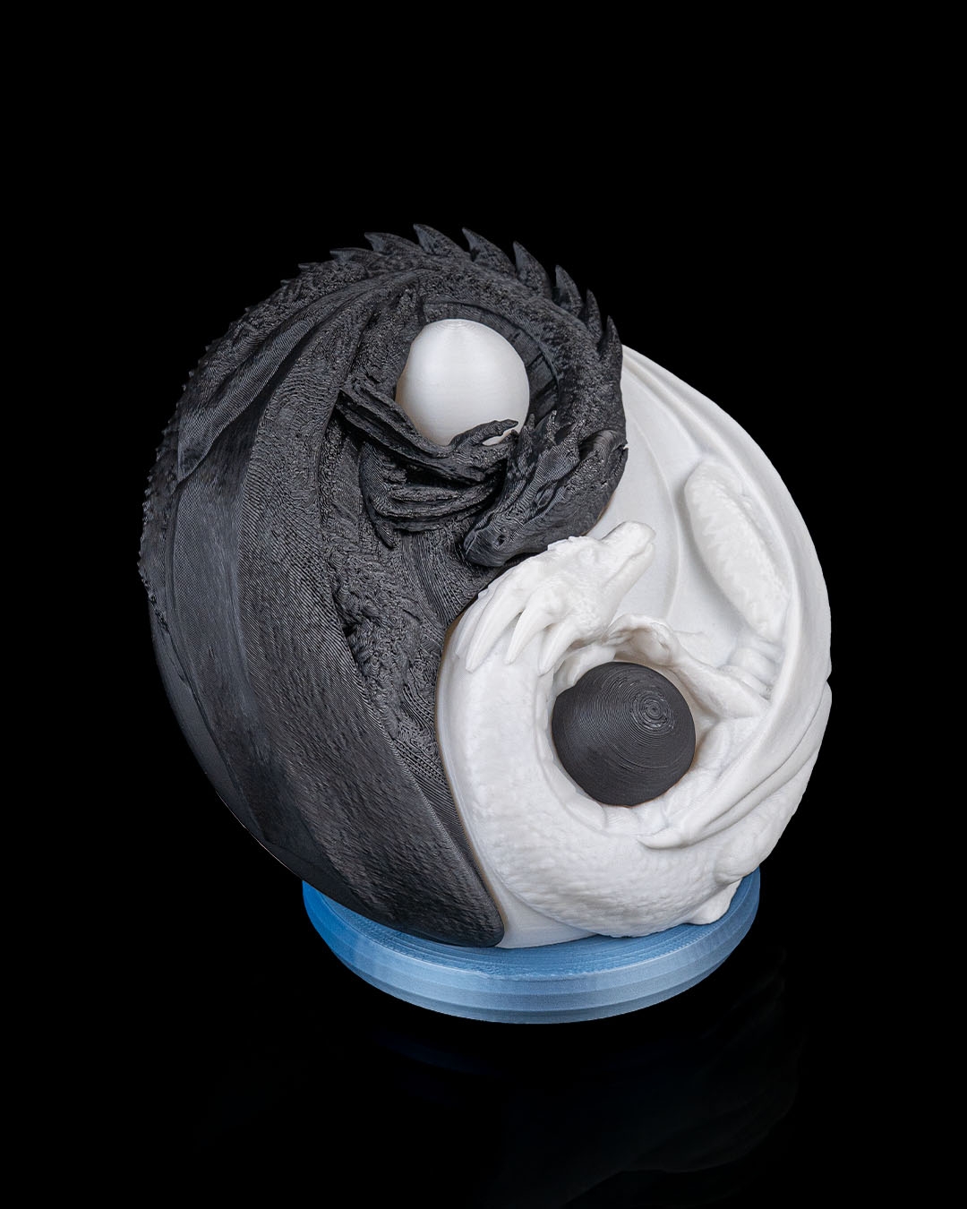 Luminária Yin Yang Dragões – Luz Decorativa 3D - luminária de mesa - Image 5