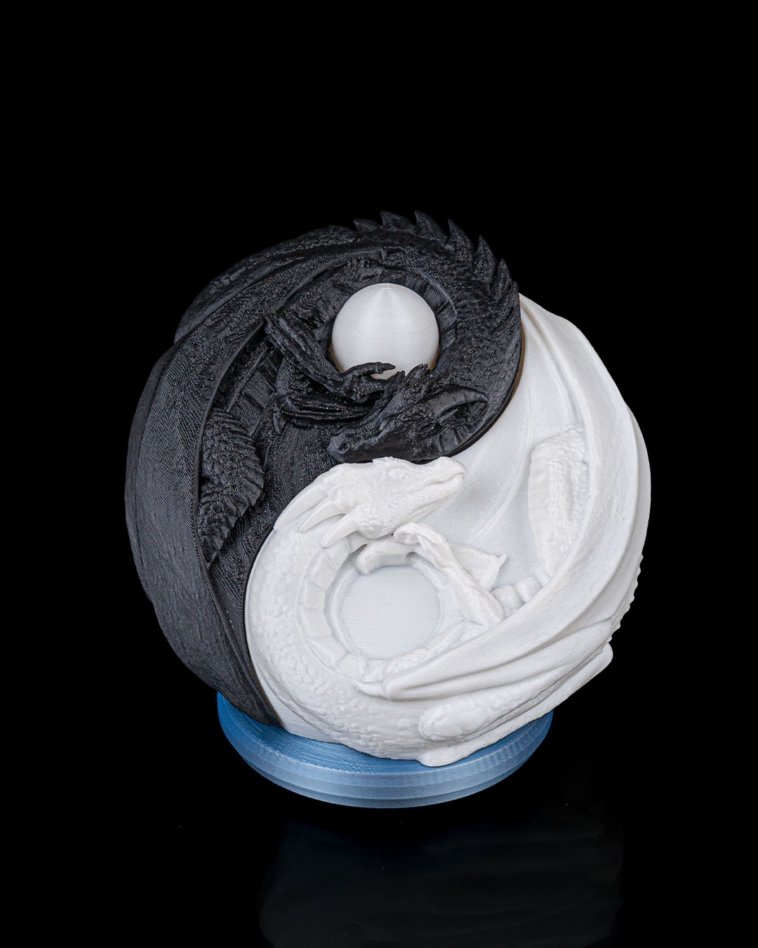 Luminária Yin Yang Dragões – Luz Decorativa 3D - luminária de mesa - Image 9