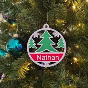Name Plate Christmas Ornament #3