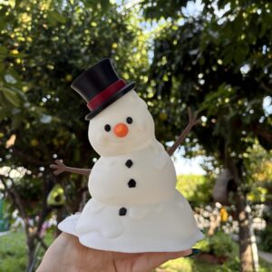 Snowman table lamp