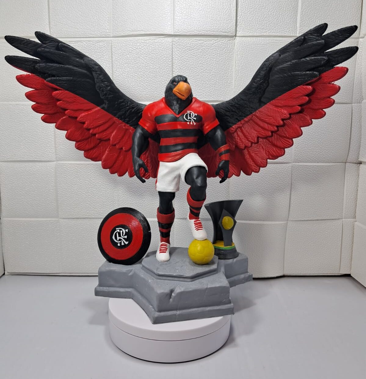 Mascote do Flamengo c/ Asas - Malvadão Tam 35x30cm