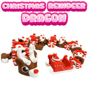 Christmas Reindeer Dragon