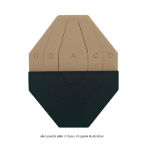 Alvo IPSC Dryfire Tarjado 6