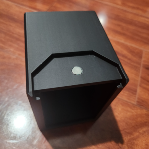 Deckbox toploader simples com imã